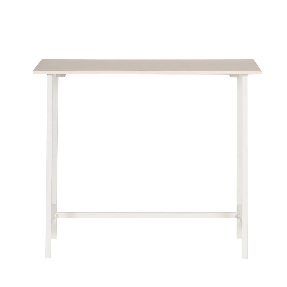 Porter Designs Yuki Solid Wood Counter Table, White