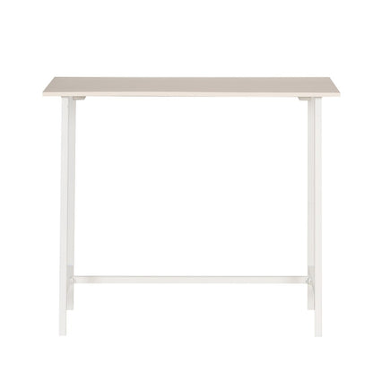 Porter Designs Yuki Solid Wood Counter Table, White