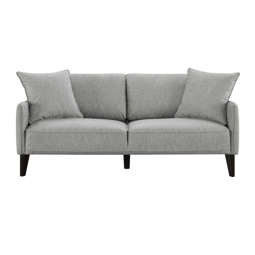 Porter Designs Cavett Mid-Century Modern Sofa, Cream