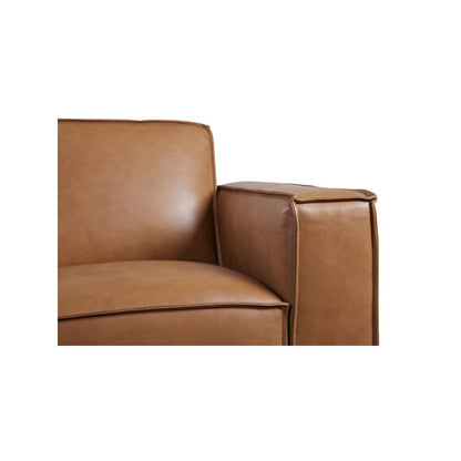 Porter Designs Carina Top Grain Leather Sofa, Brown