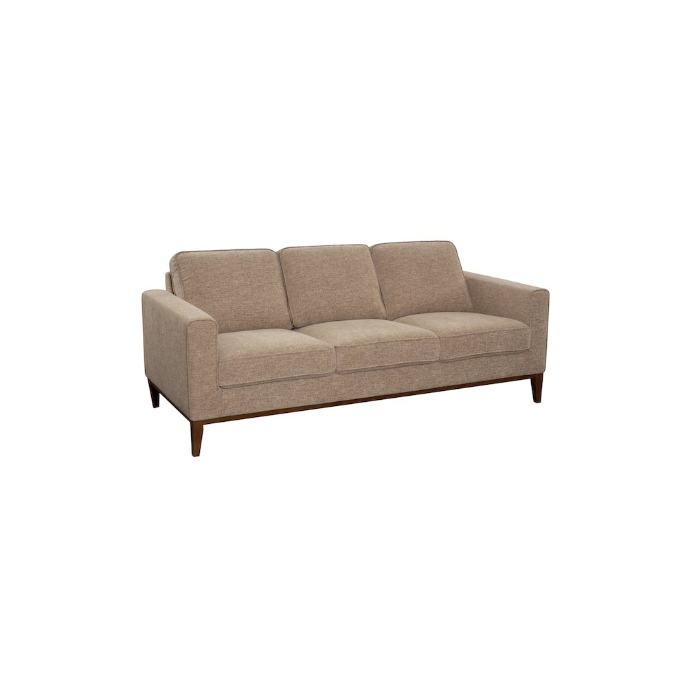 Porter Designs Annie Wood Trim Sofa, Cream