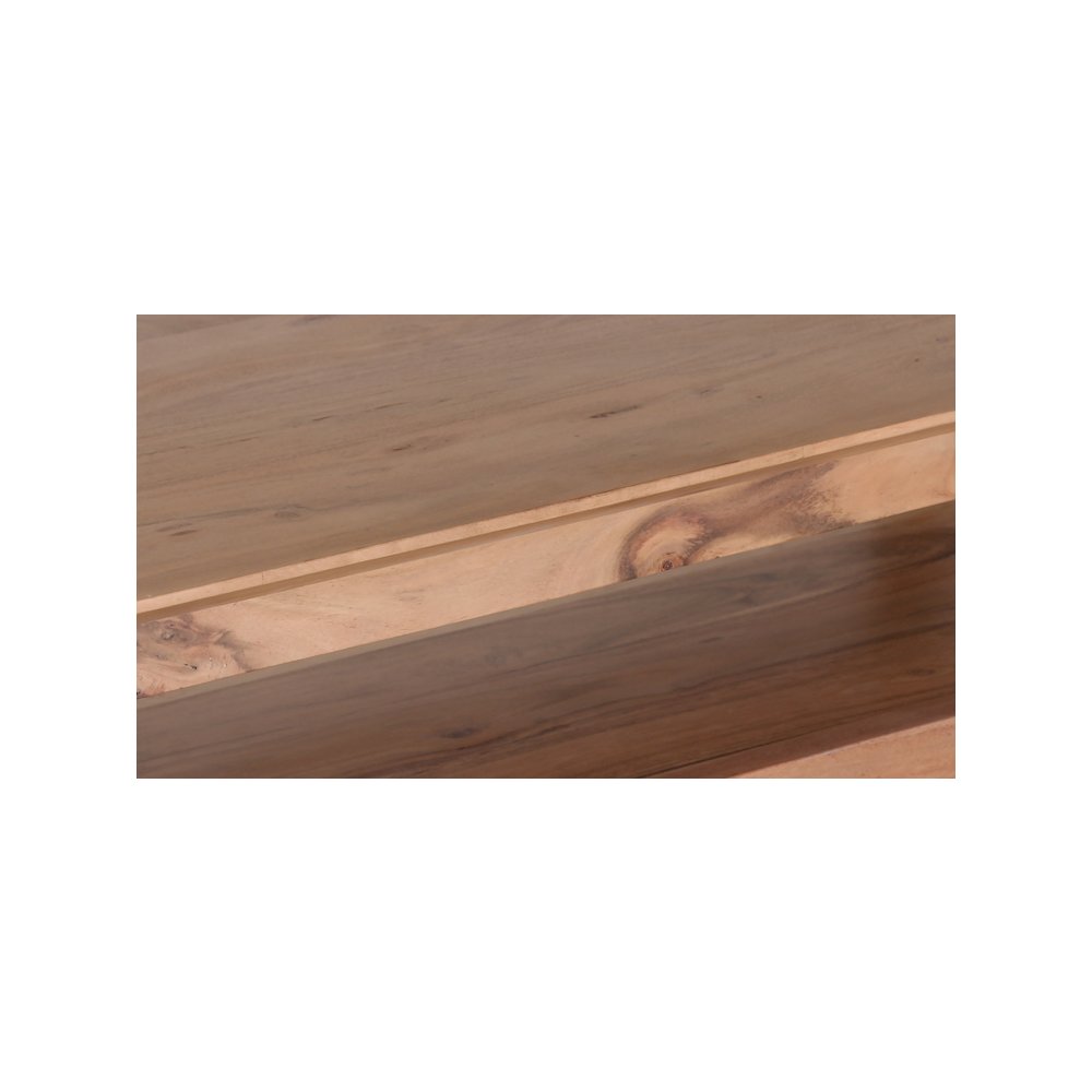 Porter Designs Portola Solid Acacia Wood Console Table, Natural