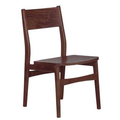 Porter Designs Portola Solid Acacia Wood Dining Chair, Brown (Set of 2)