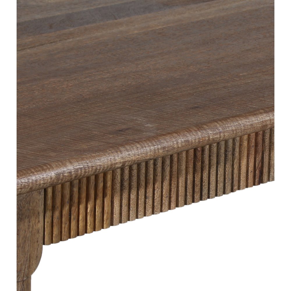 Porter Designs Petra Solid Wood Dining Table, Natural