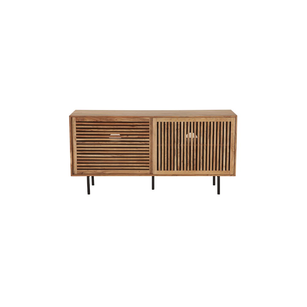 Porter Designs Bauhaus Solid Acacia Wood Sideboard, Natural
