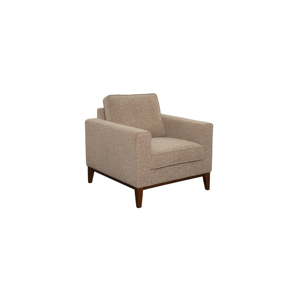 Porter Designs Annie Wood Trim Chair, Cream