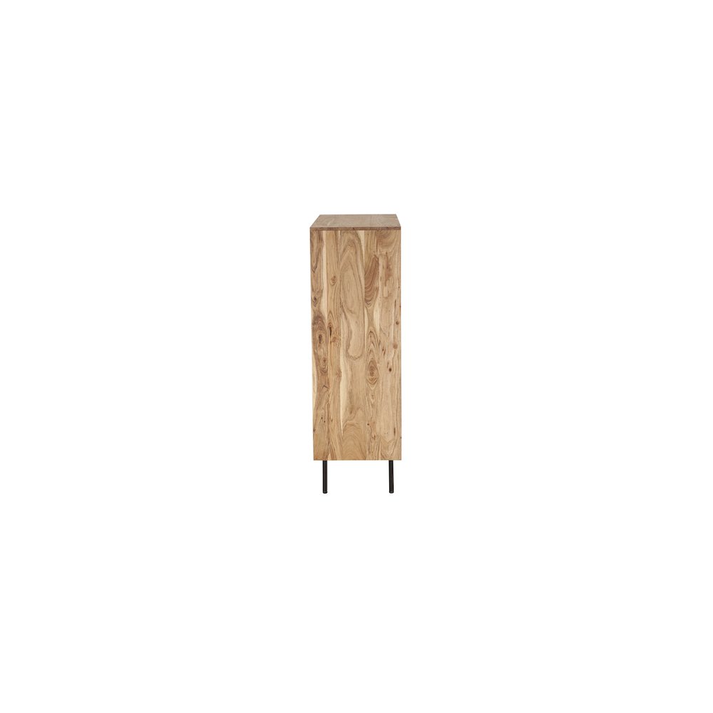 Porter Designs Bauhaus Solid Acacia Wood Bar, Natural