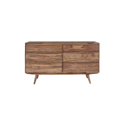 Porter Designs Fusion Solid Sheesham Wood Dresser Table, Natural