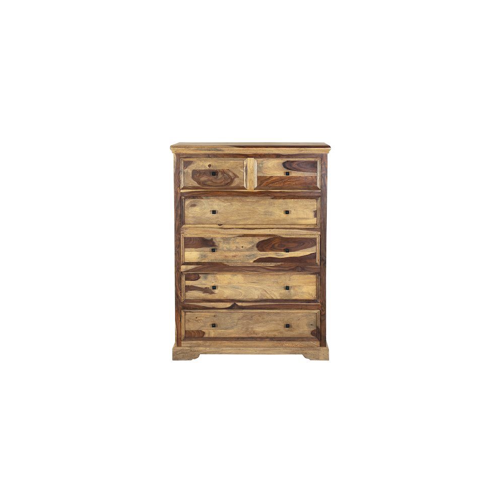 Porter Designs Taos Solid Sheesham Wood Chest, Natural
