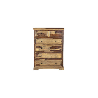 Porter Designs Taos Solid Sheesham Wood Chest, Natural