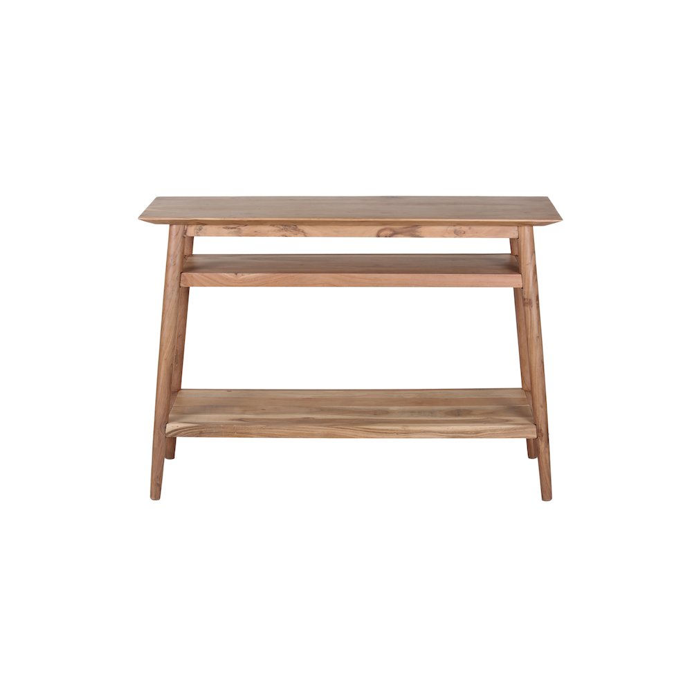 Porter Designs Portola Solid Acacia Wood Console Table, Natural