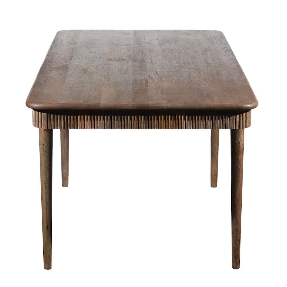 Porter Designs Petra Solid Wood Dining Table, Natural