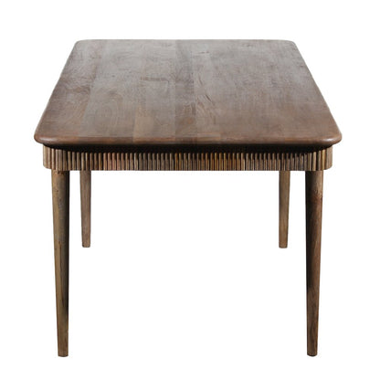 Porter Designs Petra Solid Wood Dining Table, Natural
