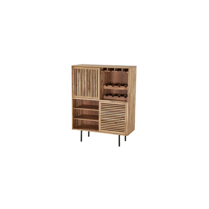 Porter Designs Bauhaus Solid Acacia Wood Bar, Natural