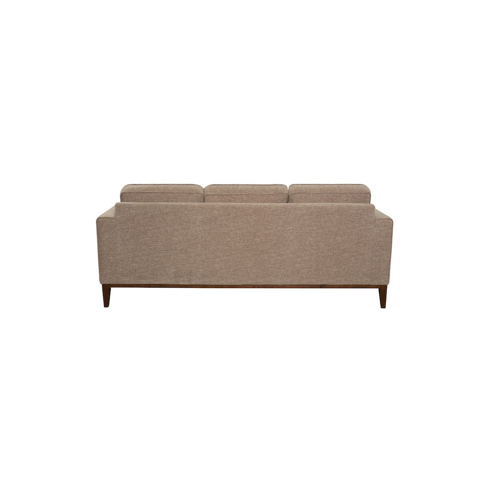Porter Designs Annie Wood Trim Sofa, Cream
