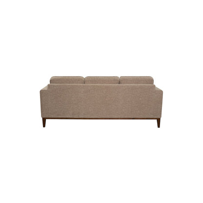 Porter Designs Annie Wood Trim Sofa, Cream