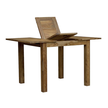Urban Solid Sheesham Wood 42" - 60" Butterfly Extension Counter Table, Natural