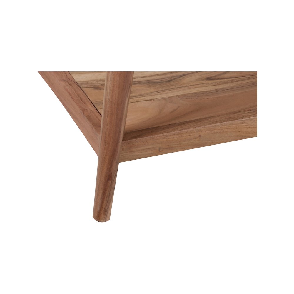 Porter Designs Portola Solid Acacia Wood Coffee Table, Natural