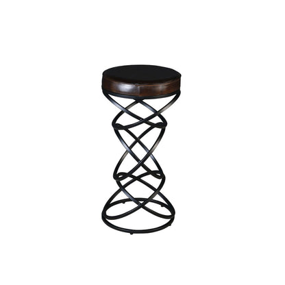 Porter Designs Polaris Leather 30" Bar Stool, Brown