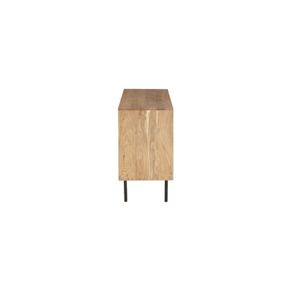 Porter Designs Bauhaus Solid Acacia Wood Sideboard, Natural