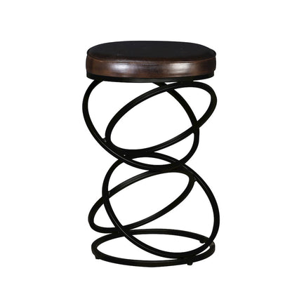 Porter Designs Polaris Leather 24" Bar Stool, Brown