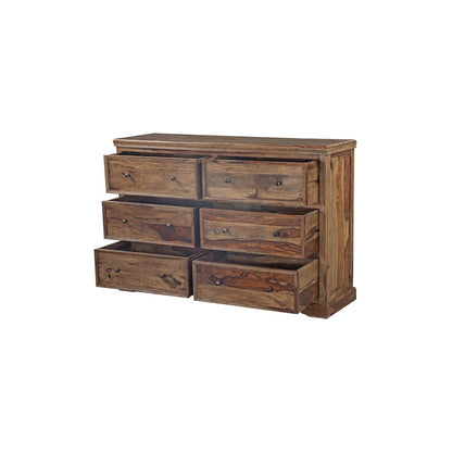 Porter Designs Taos Solid Sheesham Wood Dresser, Brown