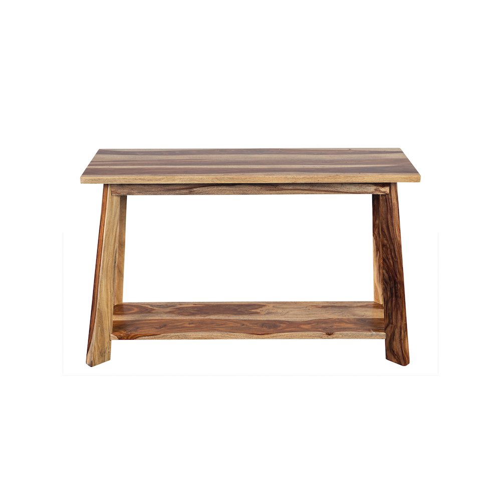 Porter Designs Kalispell Solid Sheesham Wood Console Table, Natural