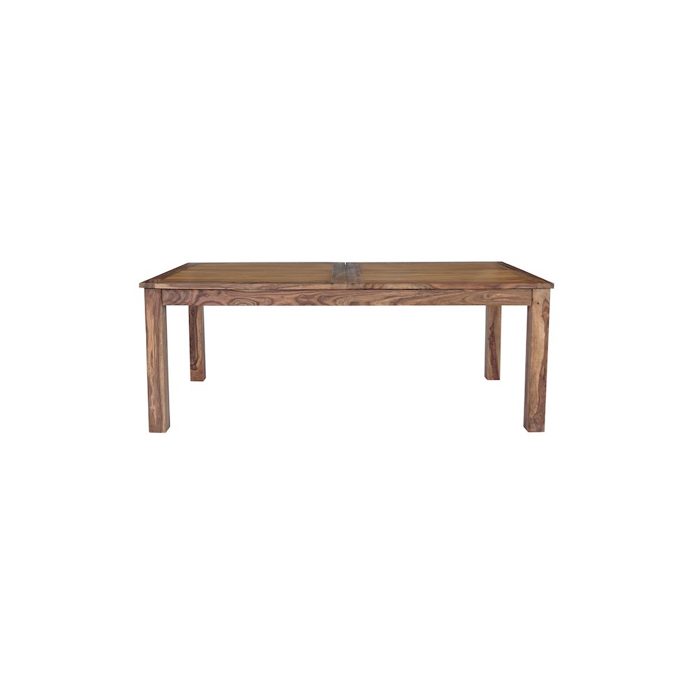 Porter Designs Urban Solid Sheesham Wood Double Leaf Dining Table, Brown
