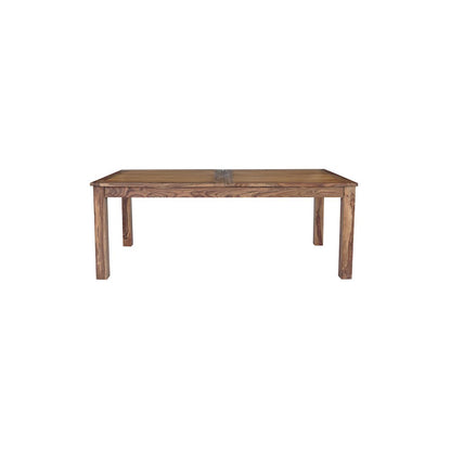 Porter Designs Urban Solid Sheesham Wood Double Leaf Dining Table, Brown