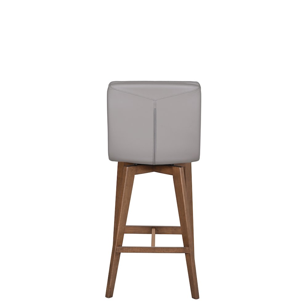 Castor Genuine Leather Dining Chair, Black (Set of 2)