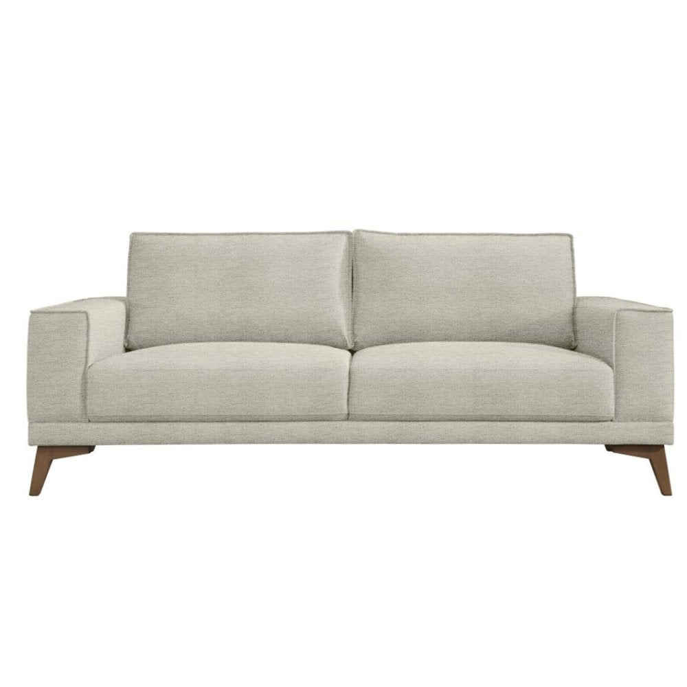 Jarrett Modern Upholstered Sofa, Cream