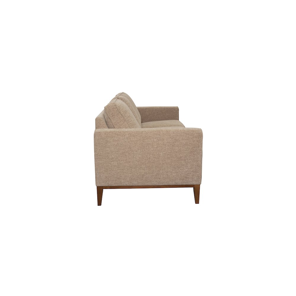 Porter Designs Annie Wood Trim Sofa, Cream
