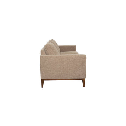 Porter Designs Annie Wood Trim Sofa, Cream