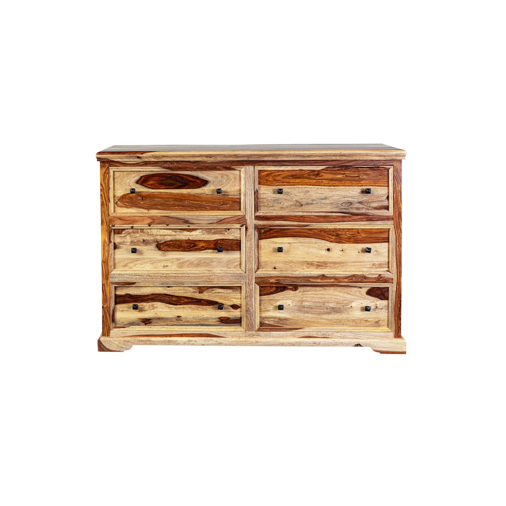 Porter Designs Taos Solid Sheesham Wood Dresser, Natural