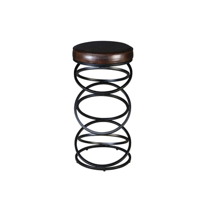 Porter Designs Polaris Leather 30" Bar Stool, Brown