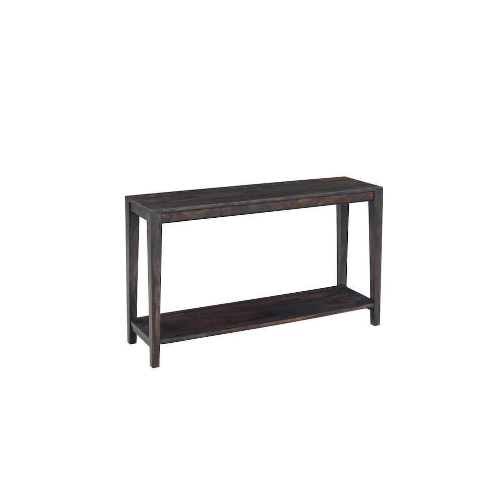 Porter Designs Fall River Solid Sheesham Wood Console Table, Gray