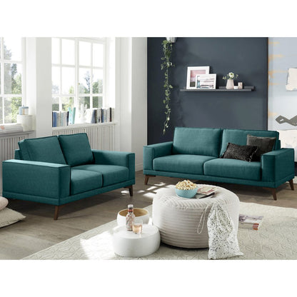 Jarrett Modern Upholstered Sofa, Blue
