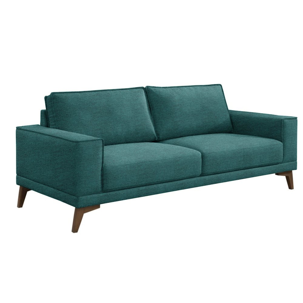 Jarrett Modern Upholstered Sofa, Blue