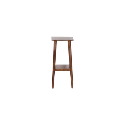 Porter Designs Portola Solid Acacia Wood End Table, Brown