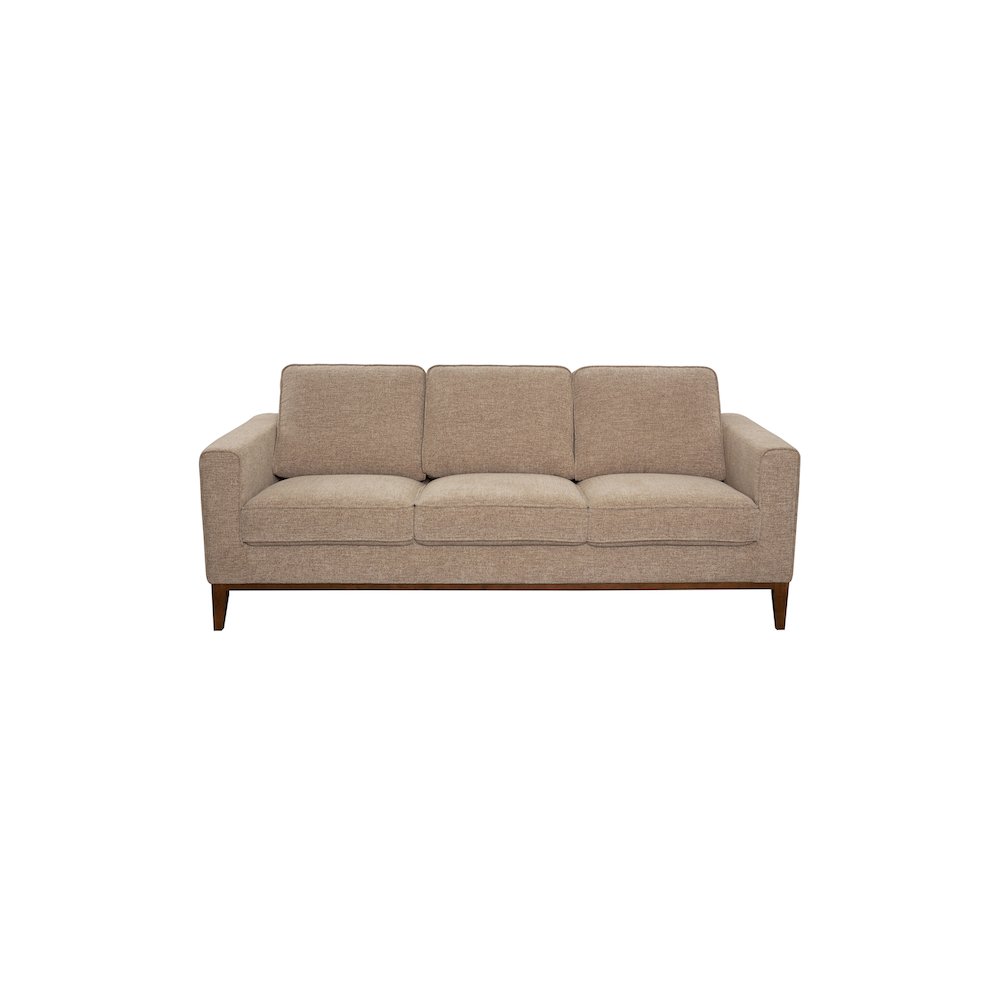 Porter Designs Annie Wood Trim Sofa, Cream