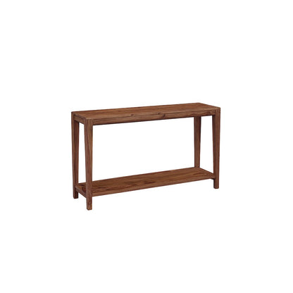 Porter Designs Fall River Solid Sheesham Wood Console Table, Natural