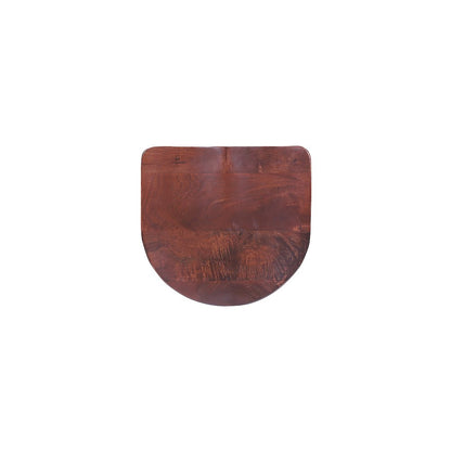 Porter Designs Clement Solid Wood 24" Bar Stool, Brown