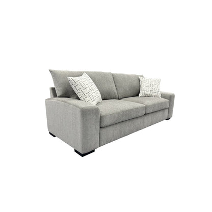 Clayton Modern Upholstered Sofa, Gray