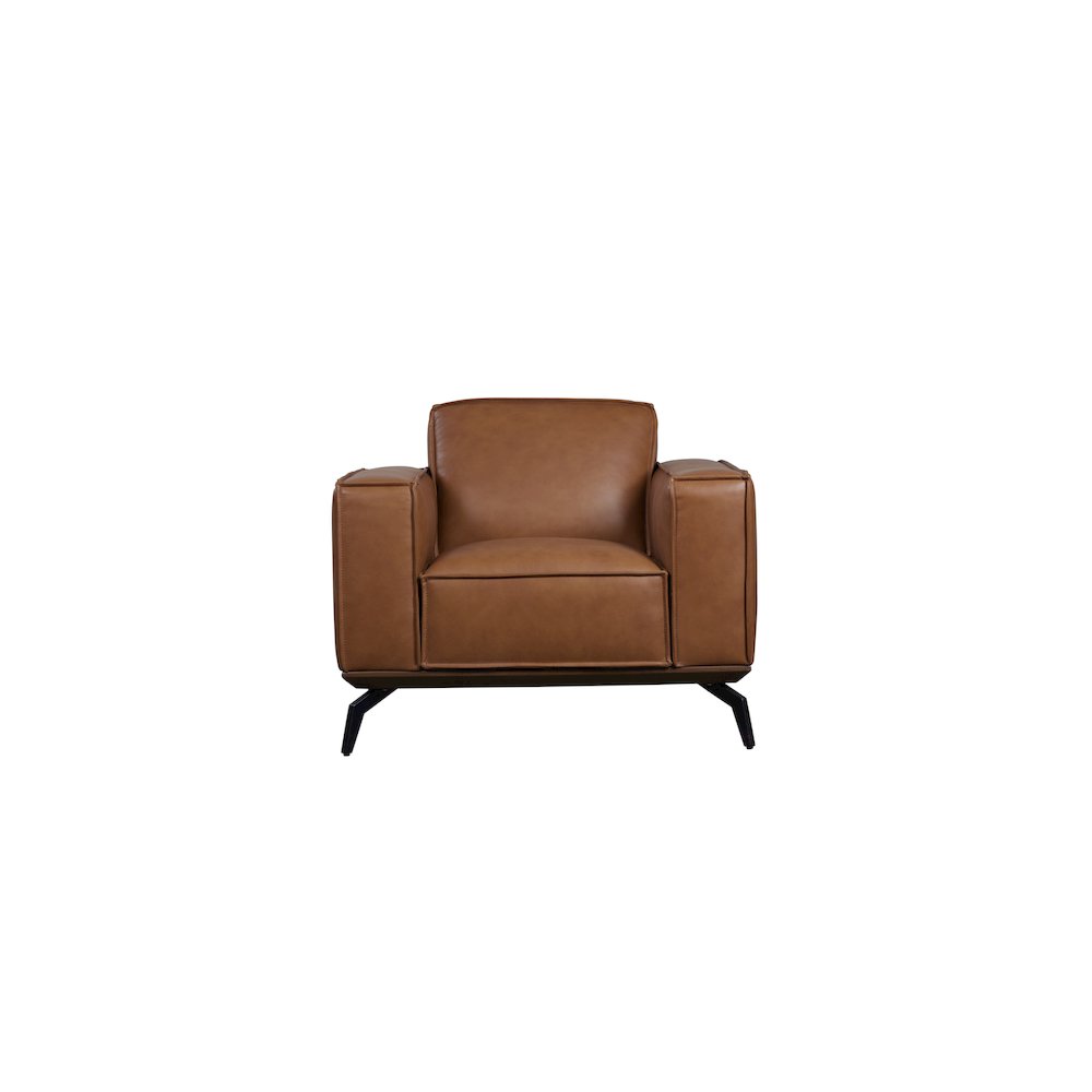 Porter Designs Carina Top Grain Leather Chair, Brown