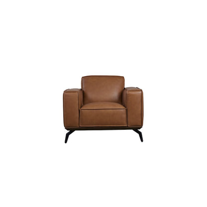 Porter Designs Carina Top Grain Leather Chair, Brown
