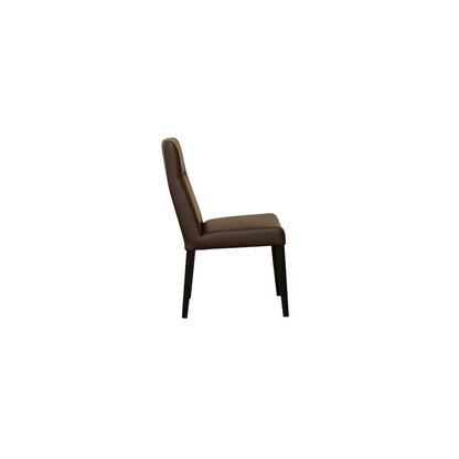 Porter Designs Verona Leather-Look Dining Chair, Brown (Set of 2)