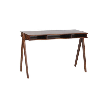 Porter Designs Portola Solid Acacia Wood Desk, Brown