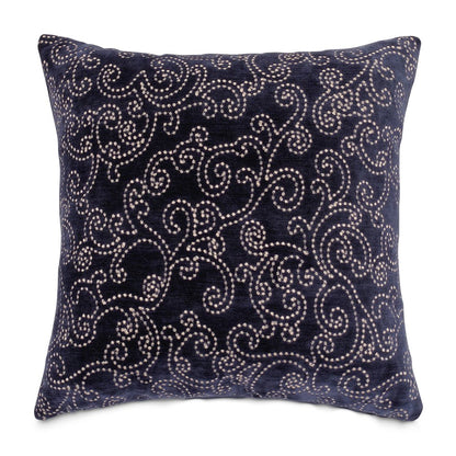 Blue My Mind Darling 19" Square Pillow, Set of 2 - Navy