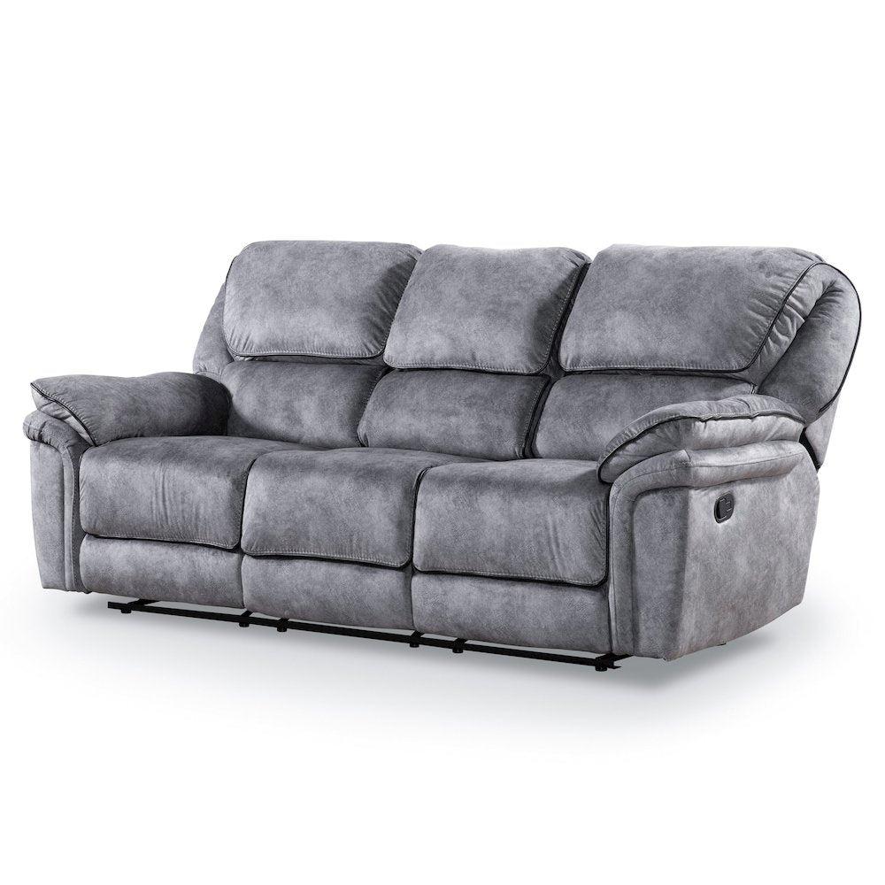 Furniture of America Jamesing Manual Recline Sofa