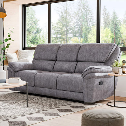Furniture of America Jamesing Manual Recline Sofa